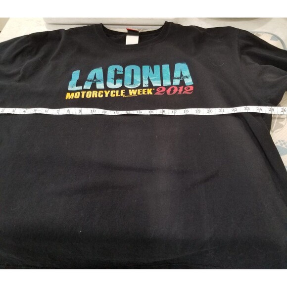Laconia 2012 bike week graphic t shirt size 2xl preshrunk Hot Leathers - Picture 7 of 8